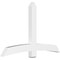 Ekena Millwork Bellingham Architectural Grade PVC Gable Bracket, 72"W x 45"H x 4"D x 6"F, 15/12 Pitch GBP072X45X0406BEL00 - alternate 1